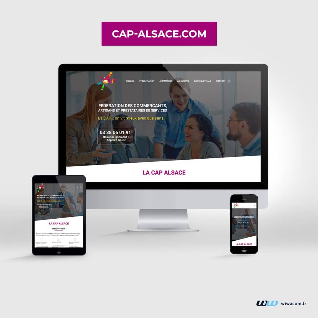 CAP Alsace - Site internet