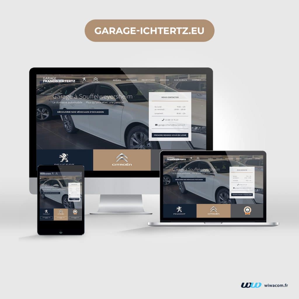 Garage Ichtertz - Site internet