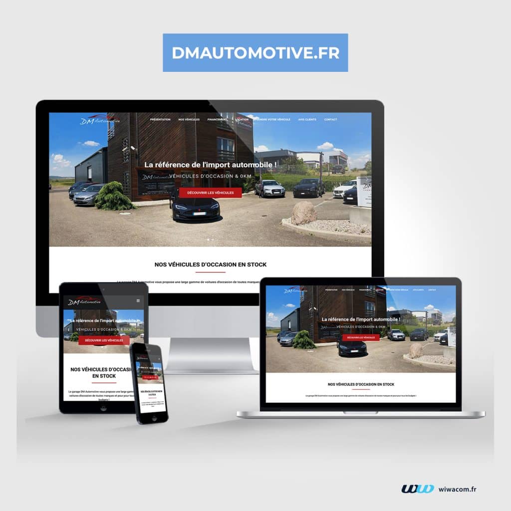DM Automotive - Site internet