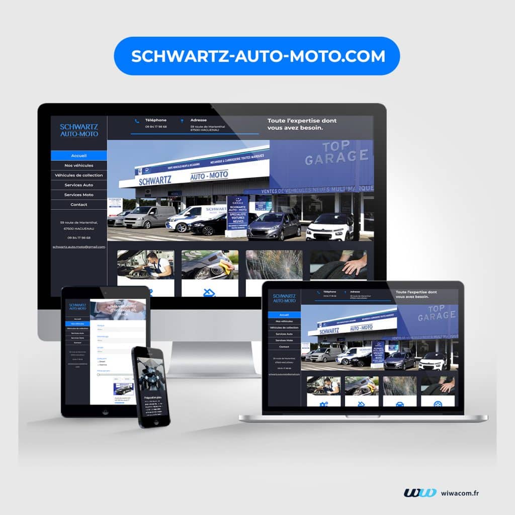 Schwartz Auto-Moto - Site internet
