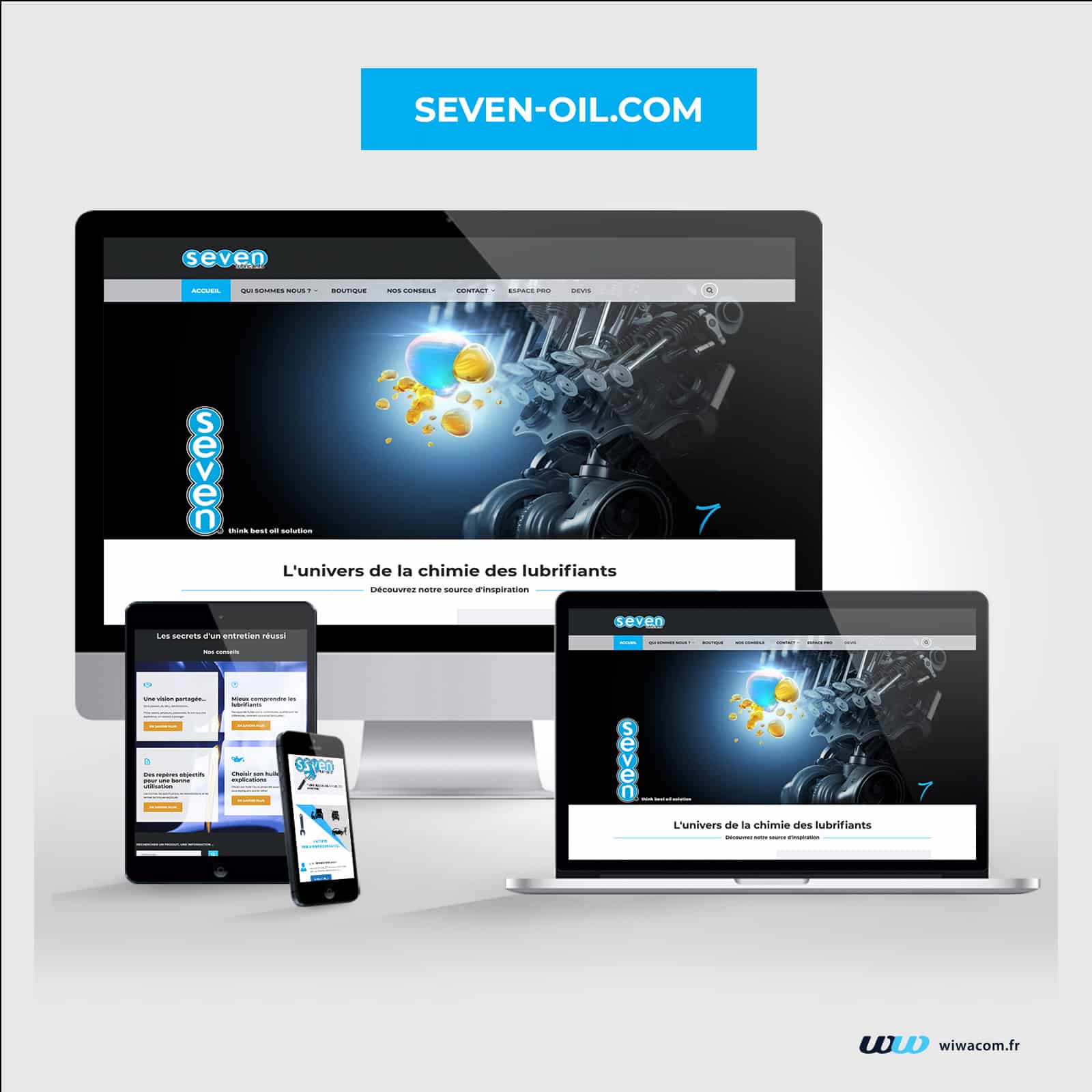 Seven Oil - Site internet