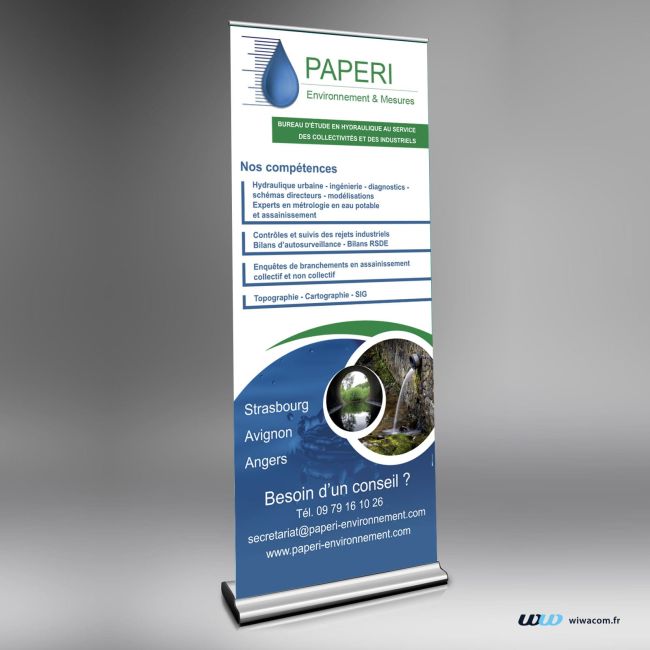 Paperi Environnement - Roll-up