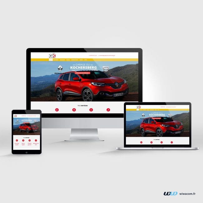 GK Automobiles - Site internet