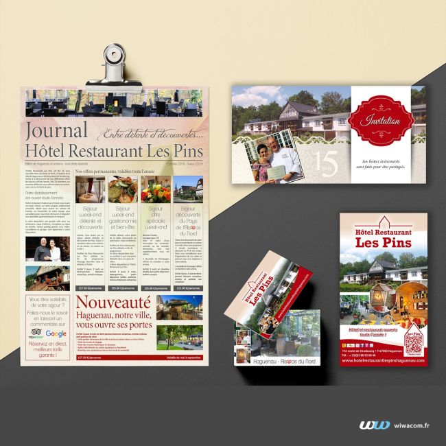 Hôtel Restaurant Les Pins - Charte graphique