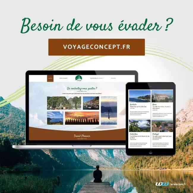 Voyage Concept - Site internet