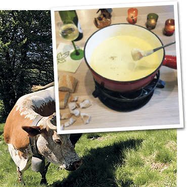 Recette Novembre - Fondue fromage