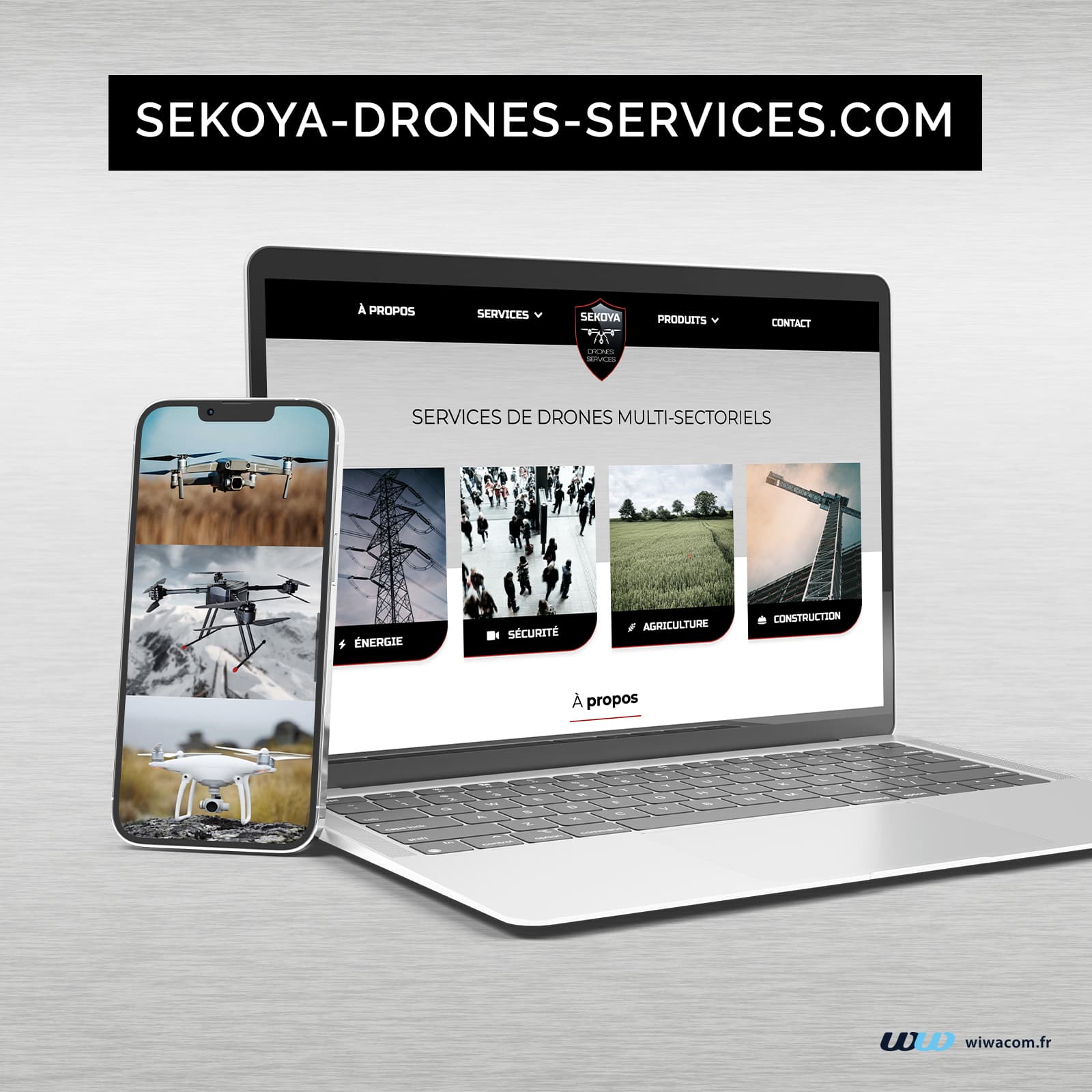 Création site internet Sekoya Drones Services Haguenau