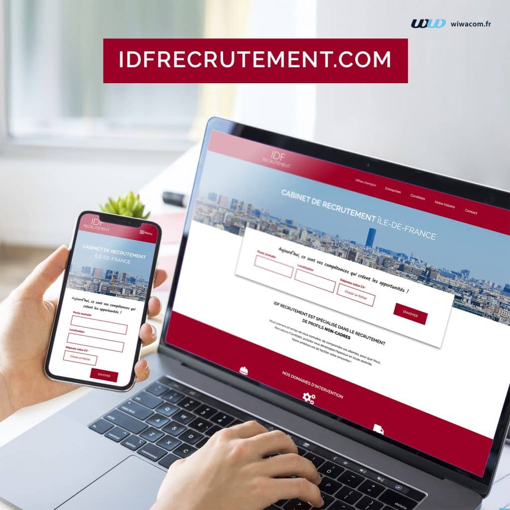 Création site internet IDF Recrutement