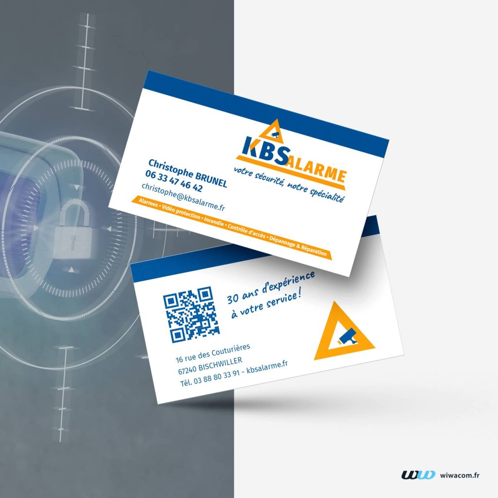 Création cartes de visites KBS