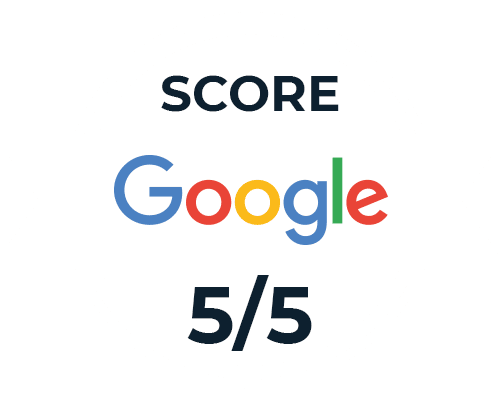 Score Avis Google : 5/5
