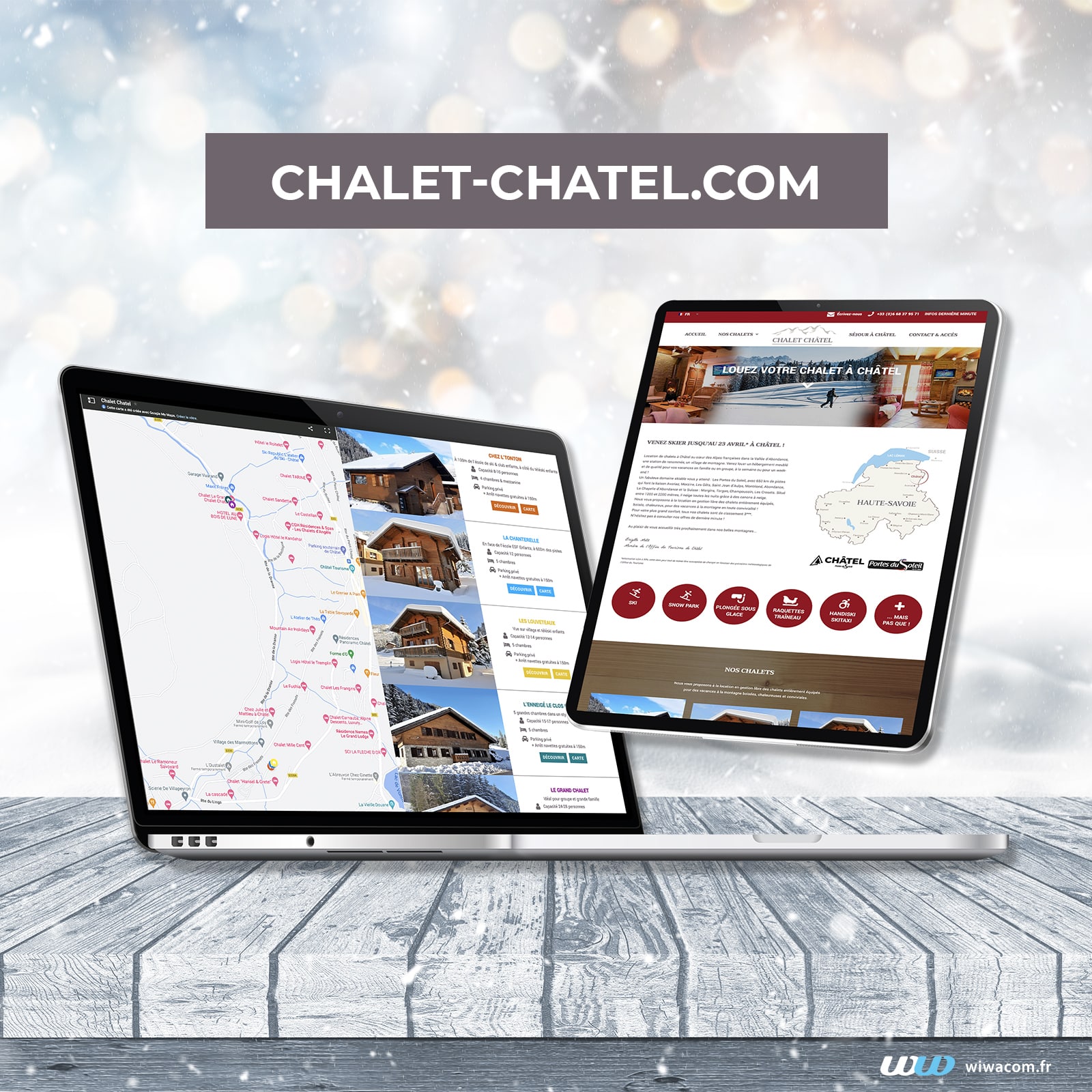 Refonte Site Internet Chalet Chatel
