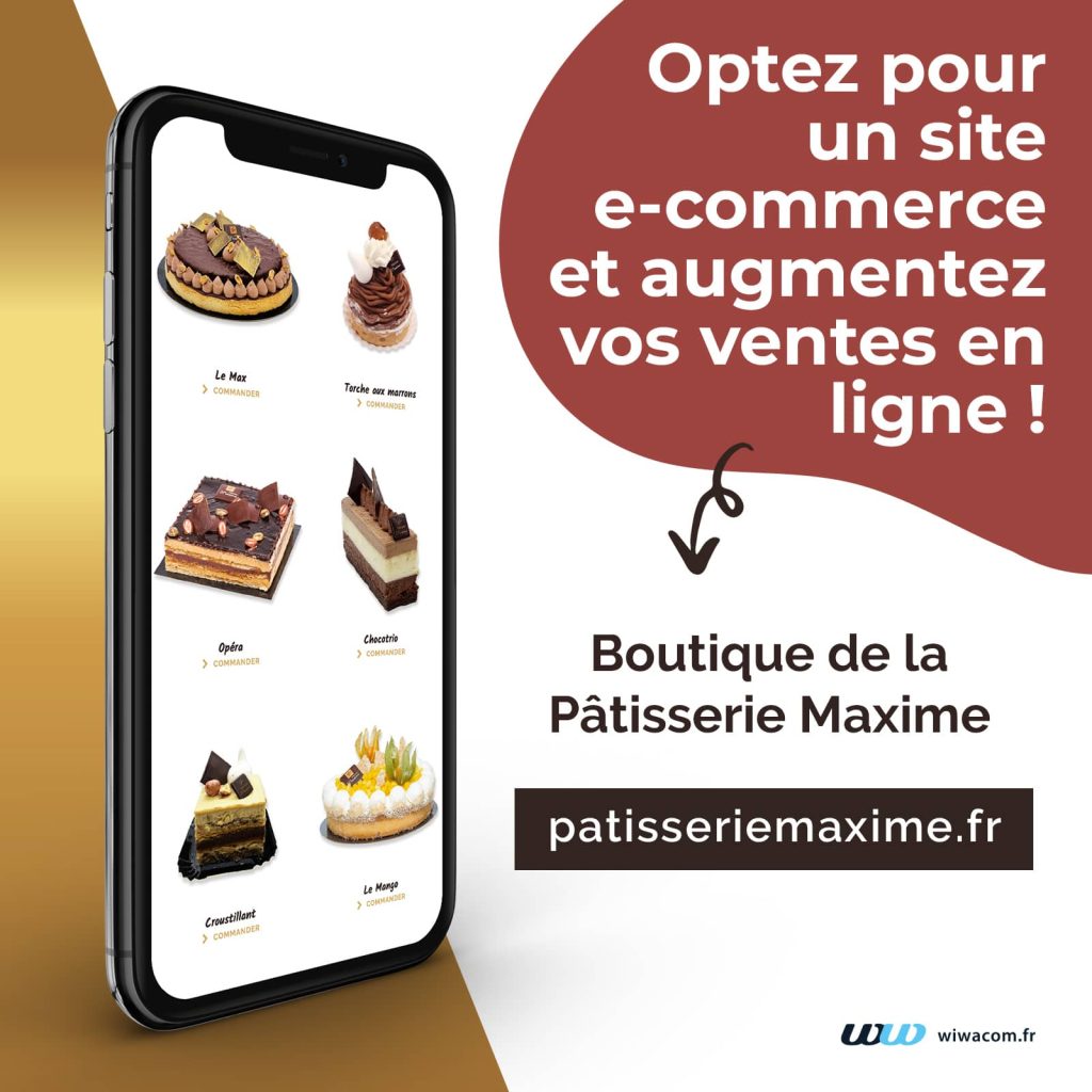 Commande en ligne Pâtisserie Maxime