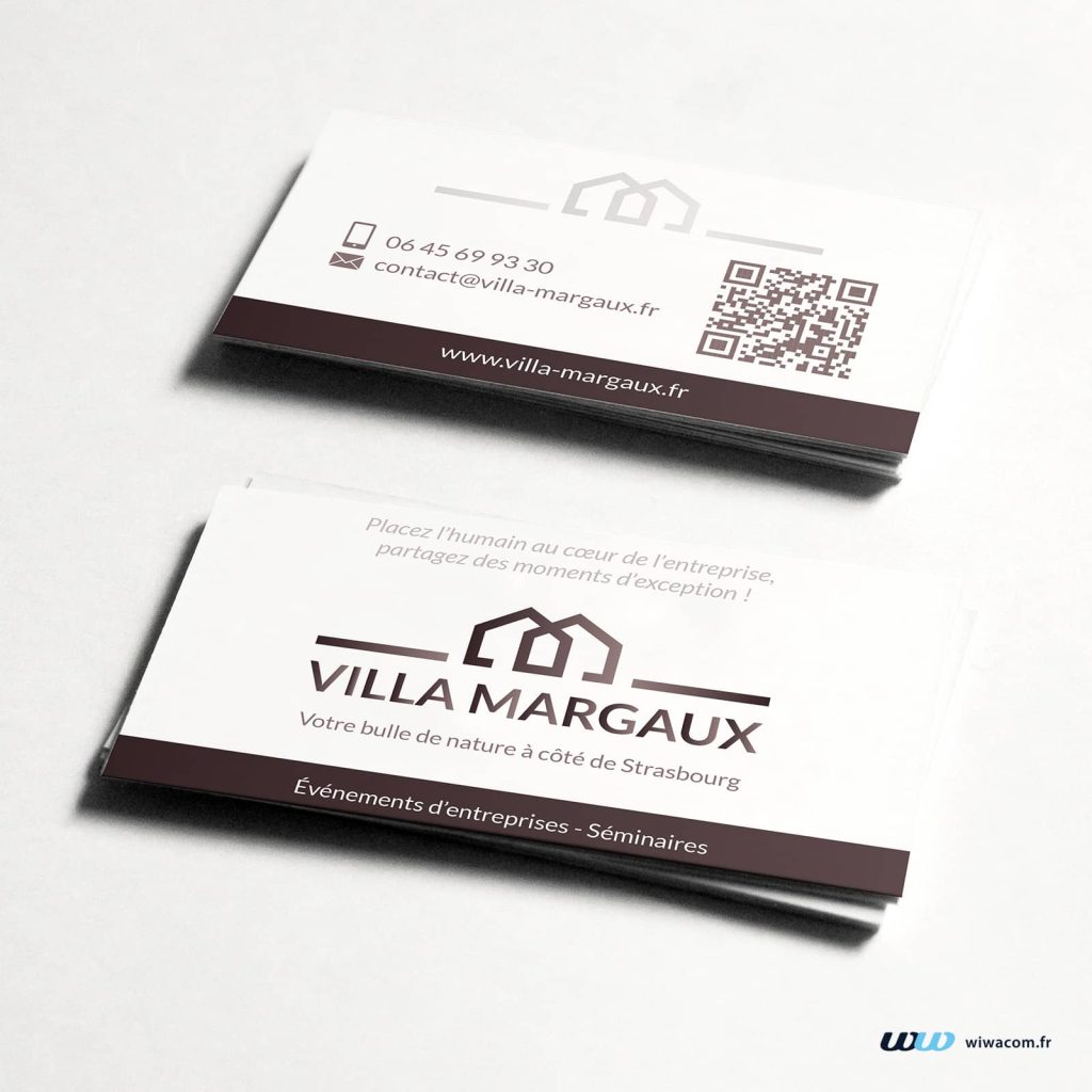 Carte de visites pour Villa Margaux