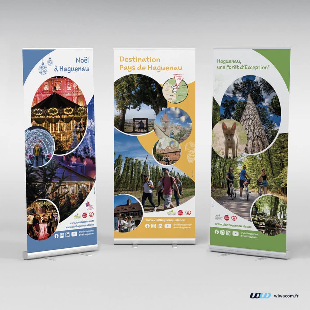 Création roll-up pour l'Office de Tourisme du Pays de Haguenau