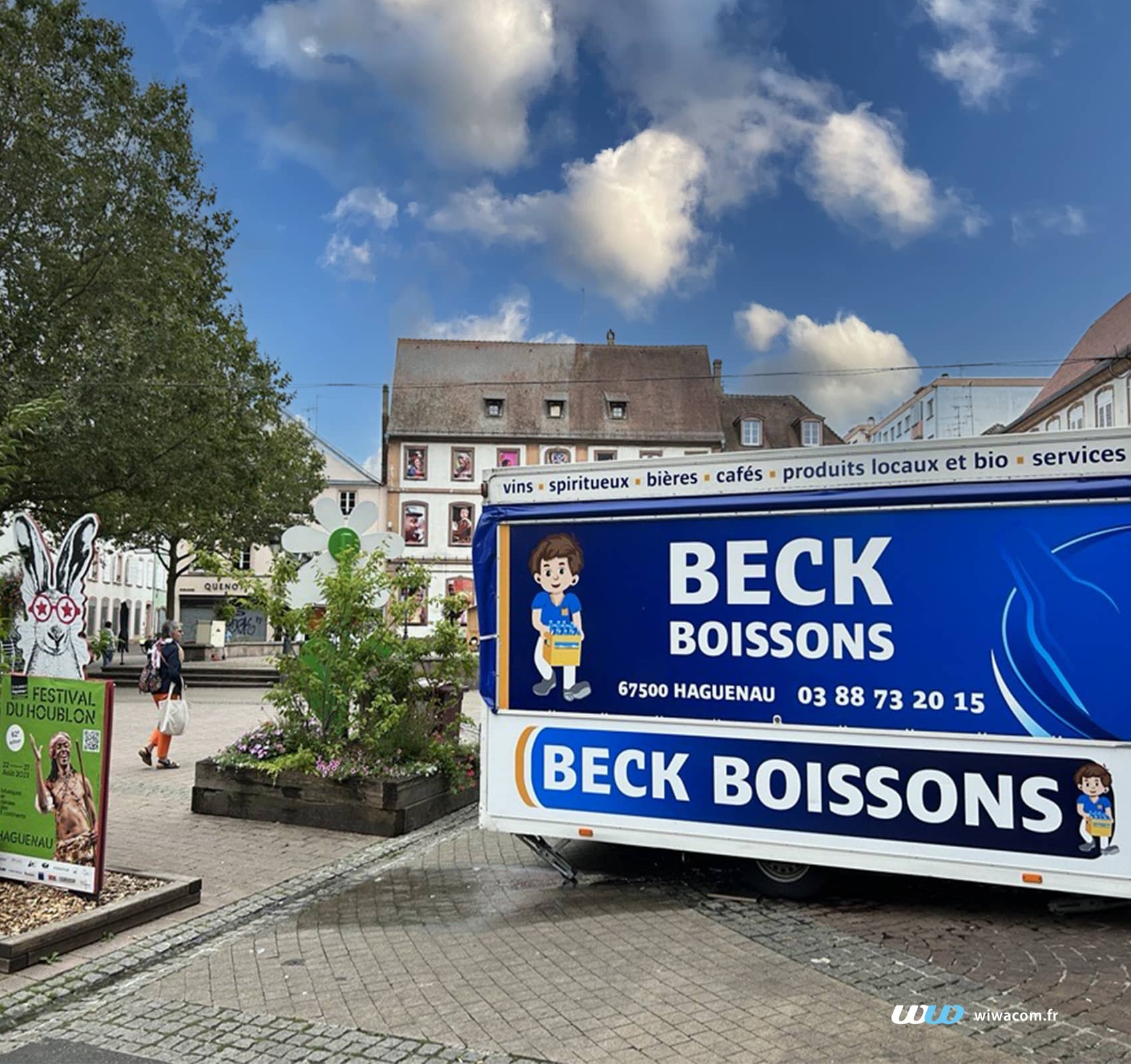 Marquage véhicule pour Beck Boissons