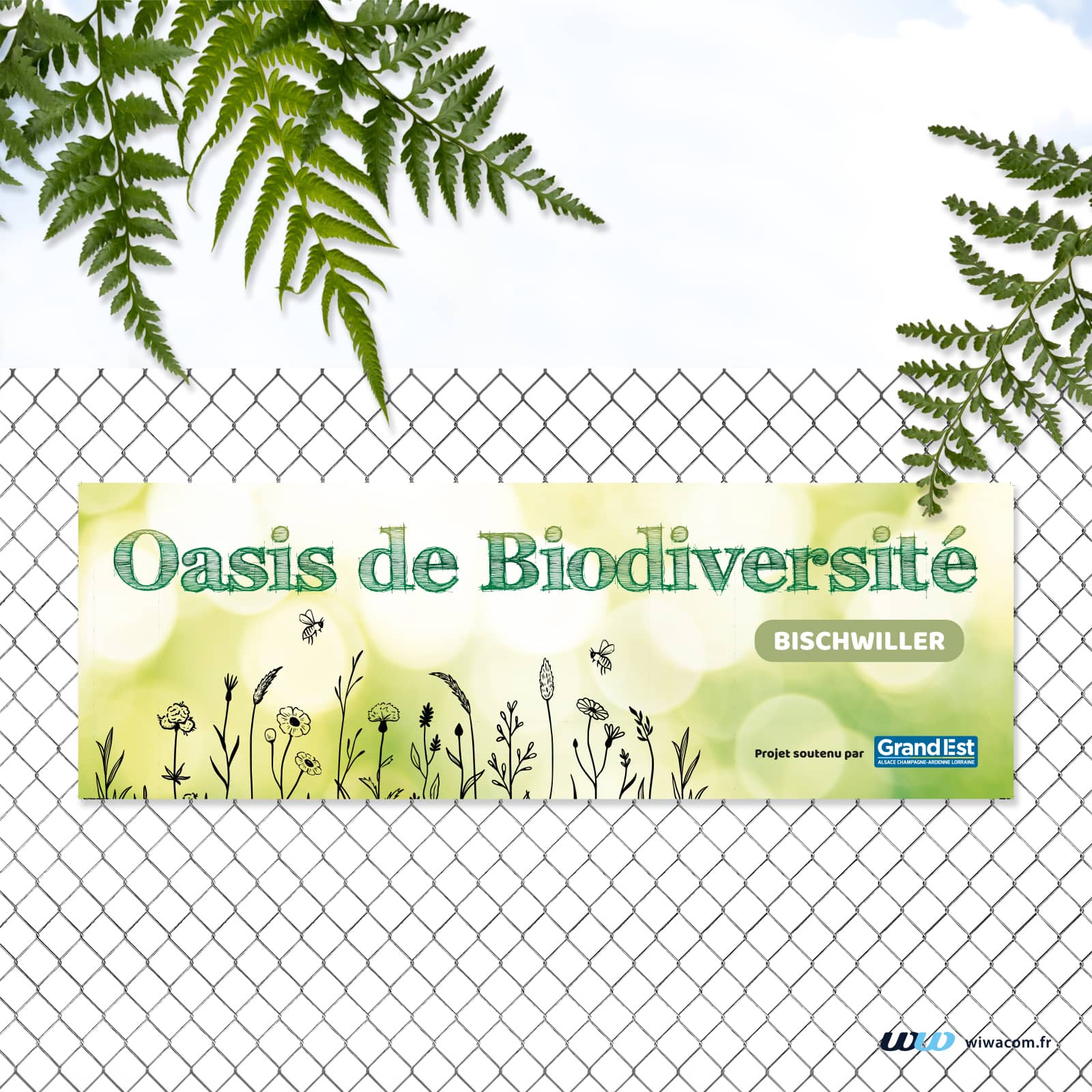 Création d'une bâche pour Oasis de Biodiversité
