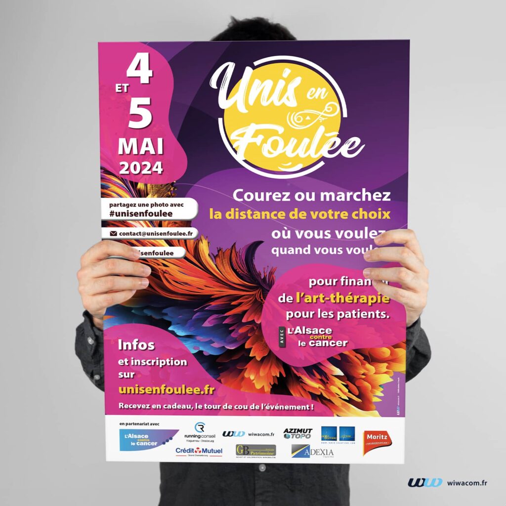 Affiche Unis en Foulée