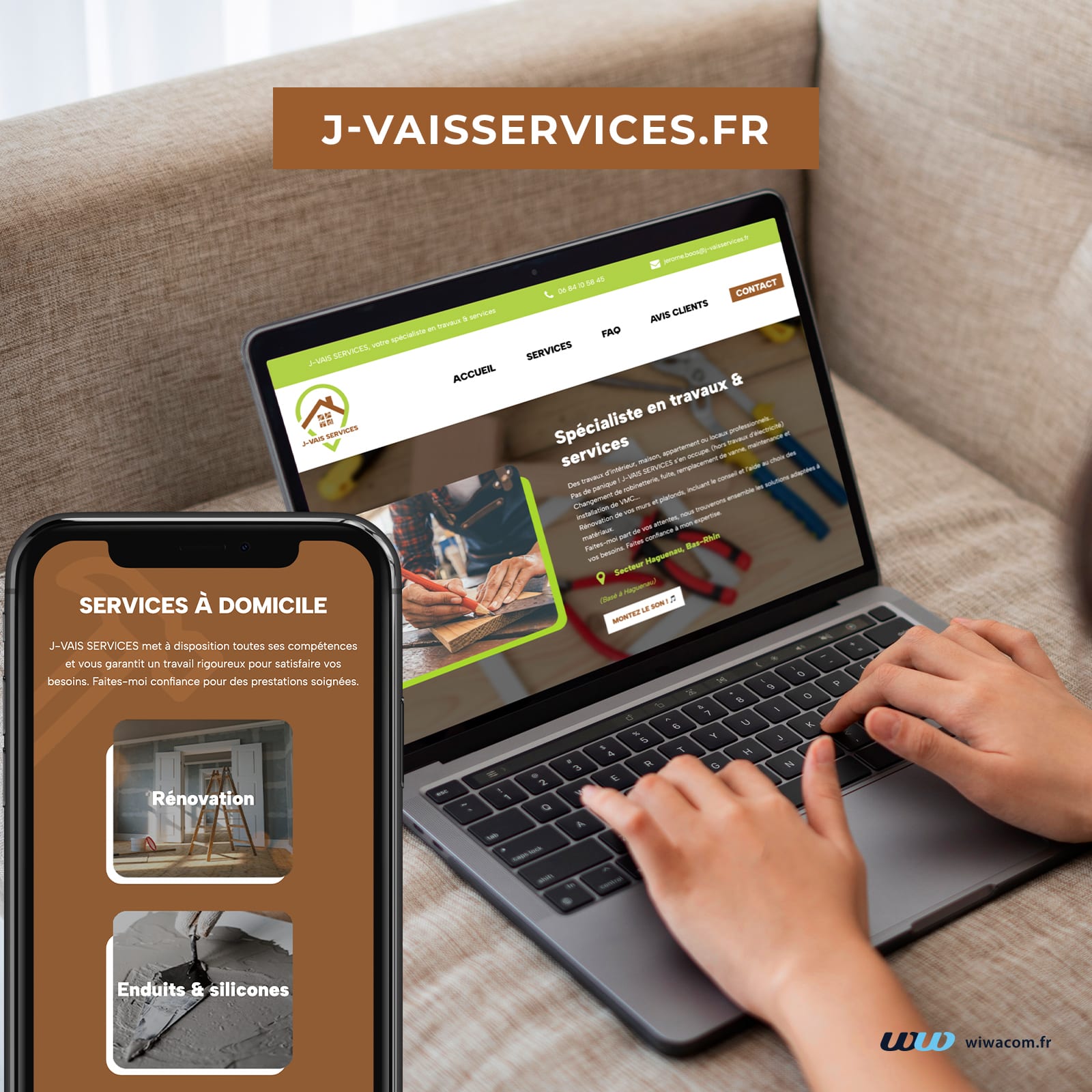 Création de site internet : j-vaisservices.fr