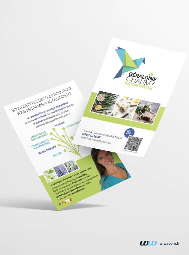 Flyer Naturopathe Géraldine Chaumy