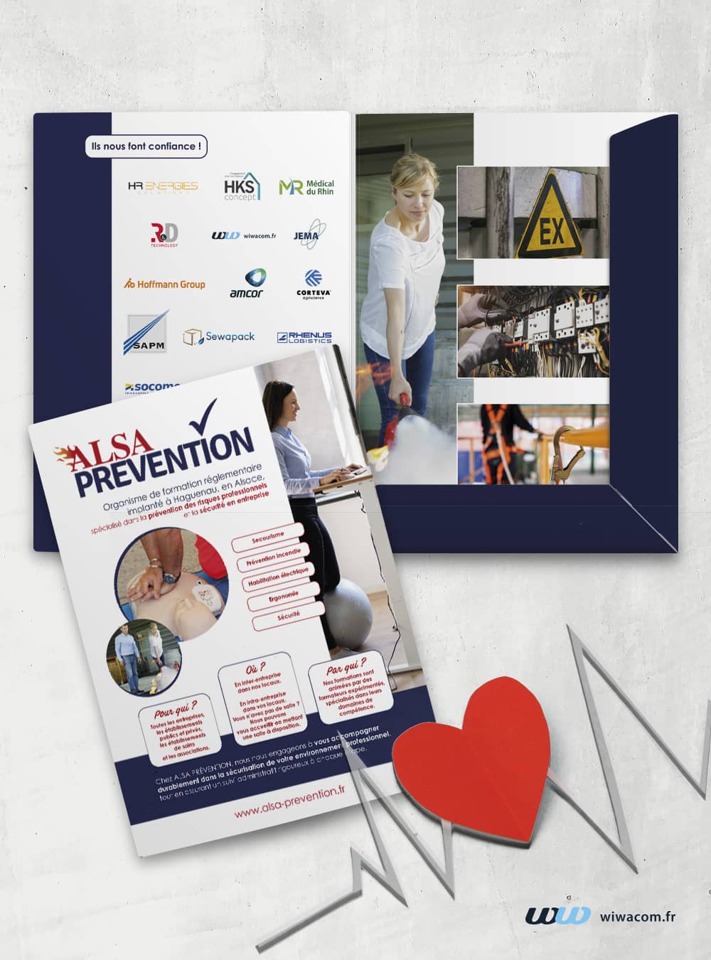 Dépliant pour Alsa Prévention