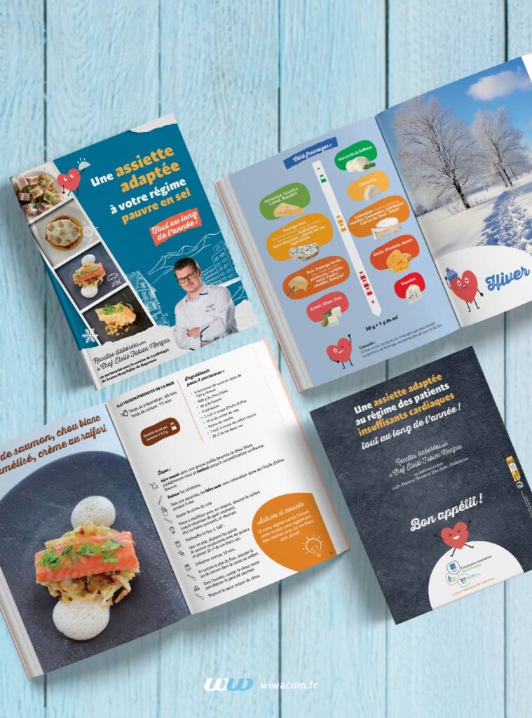 Livre de recettes pour le centre hospitalier de Haguenau