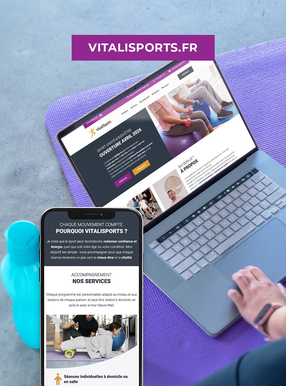 Site internet vitalisports.fr