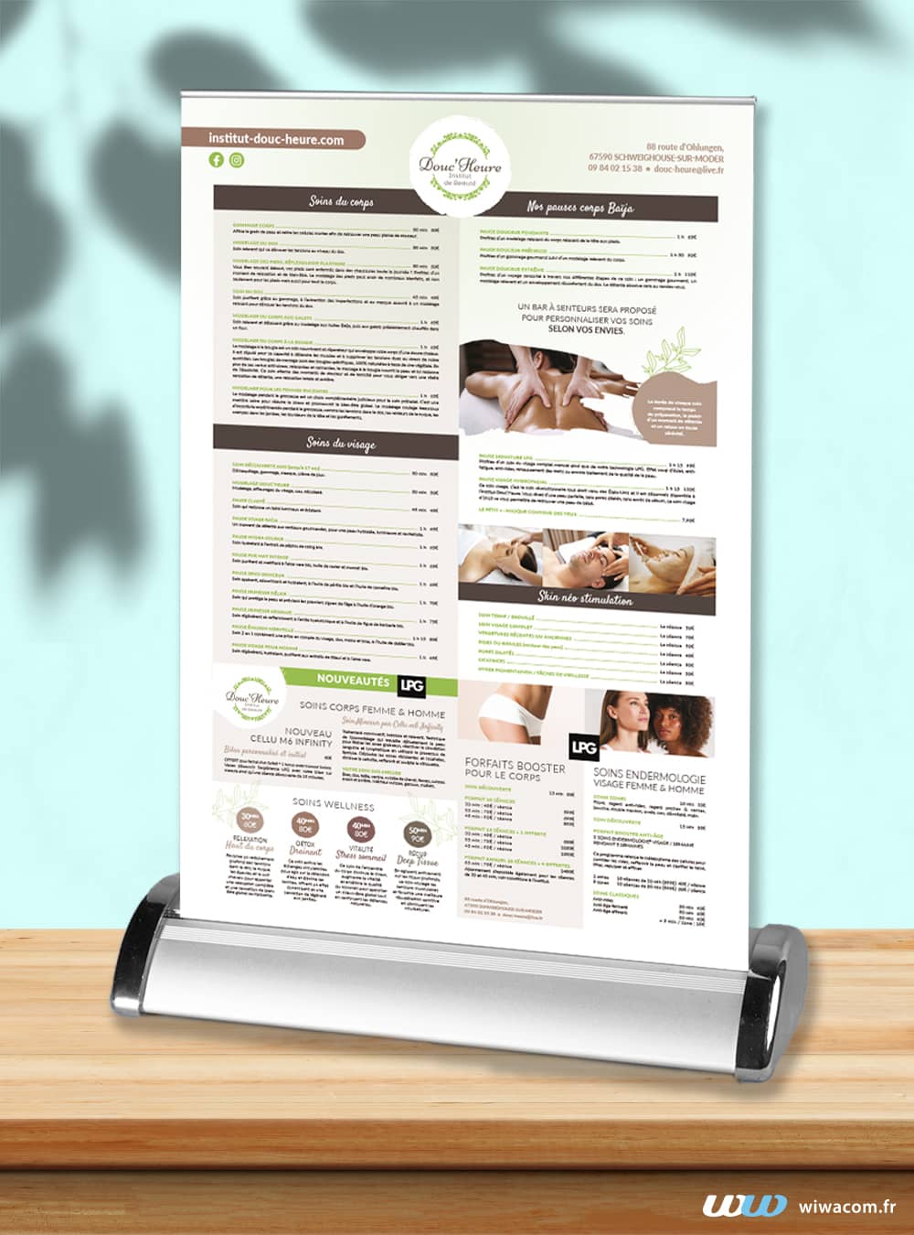 Mini Roll Up pour Douc'Heure