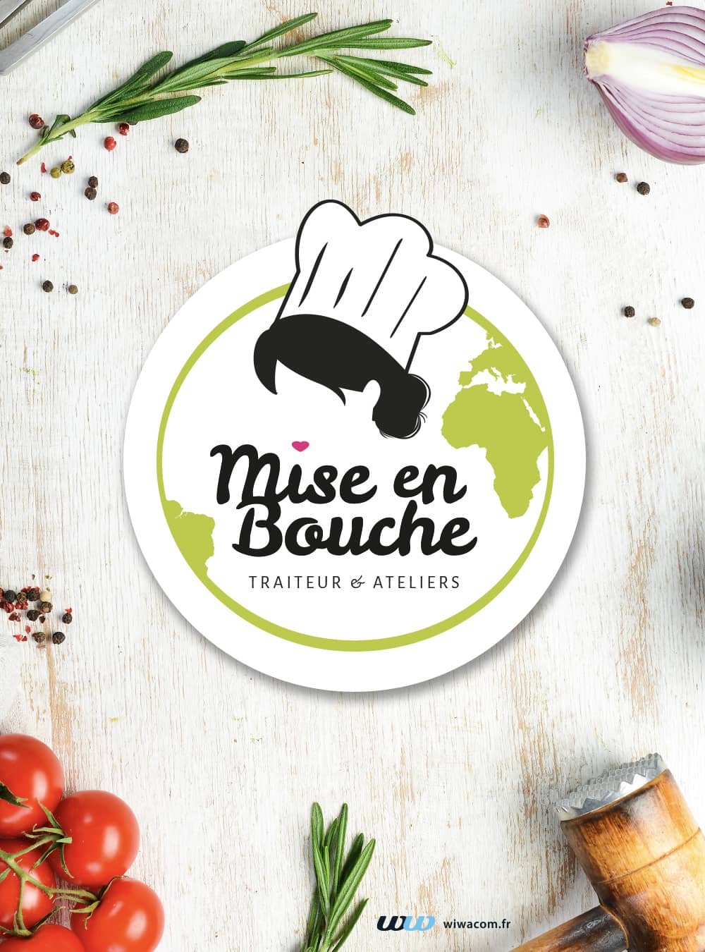 Logo pour Mise en bouche : Traiteur & Ateliers