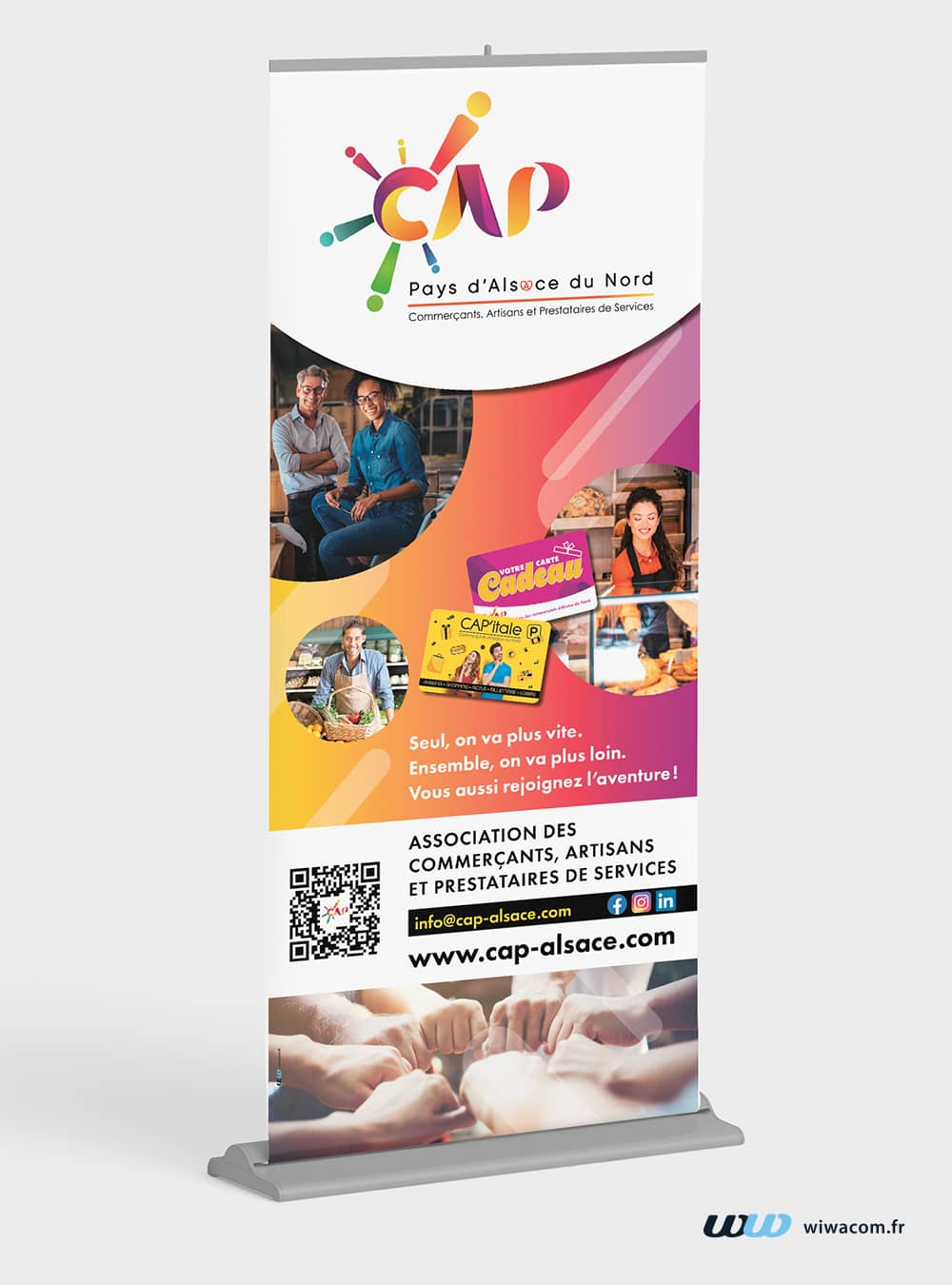 Roll-up pour CAP Alsace
