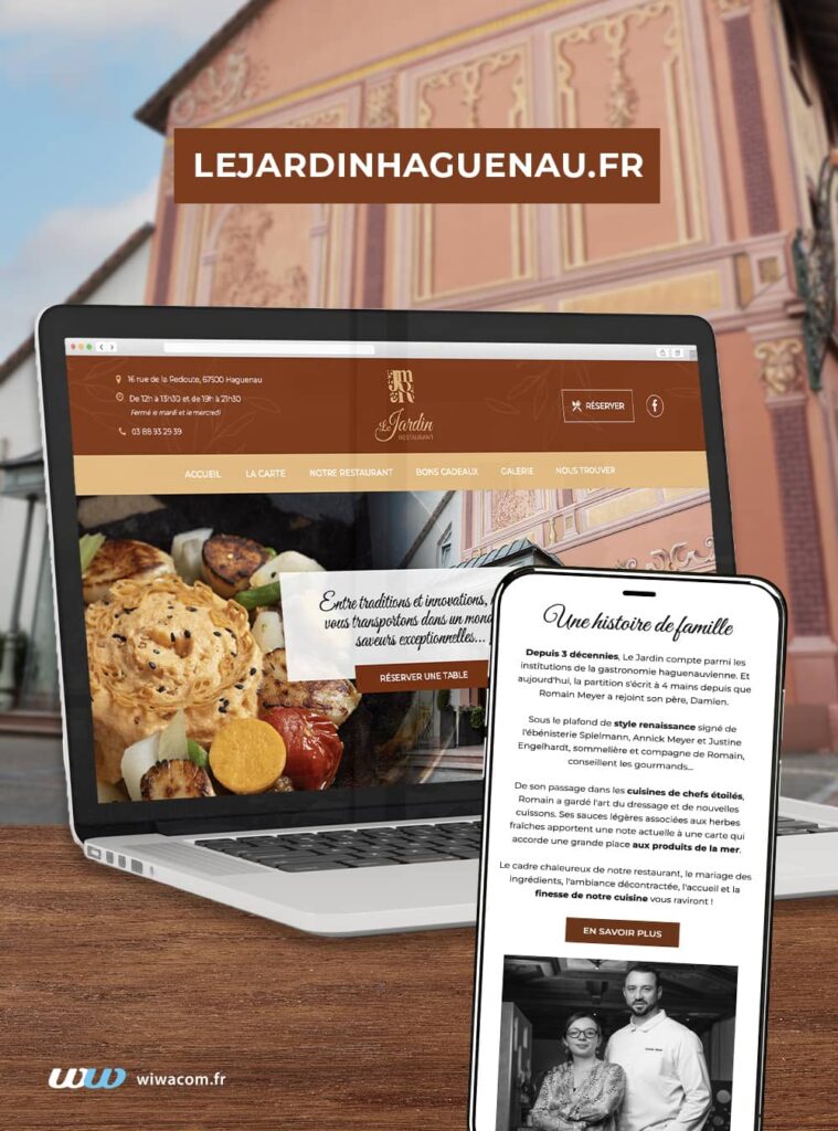 Refonte site internet lejardinhaguenau.fr