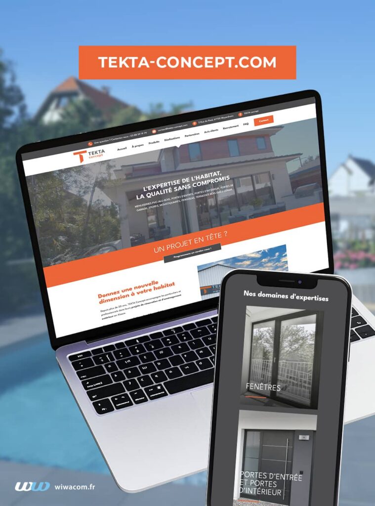 Création site web Tekta Concept