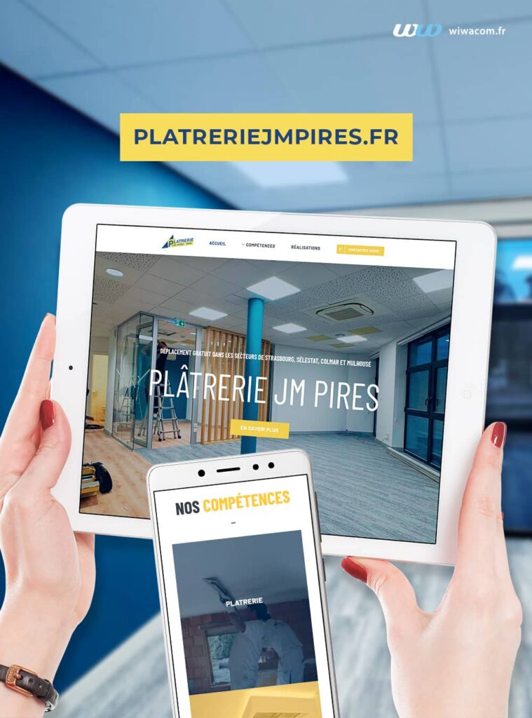Mise à jour site internet platreriejmpires.fr
