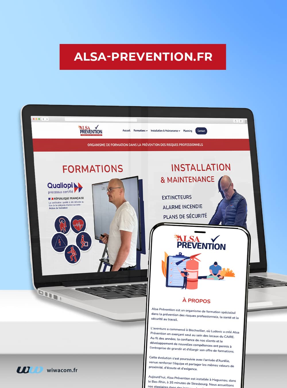 Refonte site internet alsa-prevention.fr